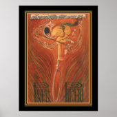 Deco Pirelli Tire AD 1930 Poster (Voorkant)