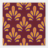 Deco Ploomf Geel Behang (Voorkant)