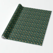 Deco Pluim Wrapping Papier (Uitgerold)