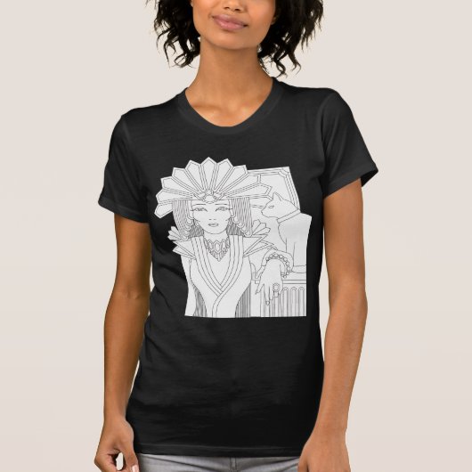 Deco Priestess T-shirt (Voorkant)