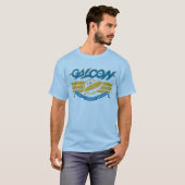 deco_raket_goud t-shirt (Voorkant volledig)