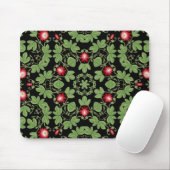 Deco Red Passionflower Mousepad Muismat (Met muis)