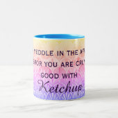 Deco Scallops beduvelen niet in zaken van Dragons Tweekleurige Koffiemok (Center)