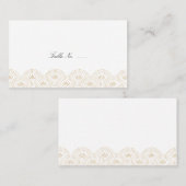 Deco Seigaiha Gast Escort Kaarten Plaatskaartje (Voorkant / Achterkant)