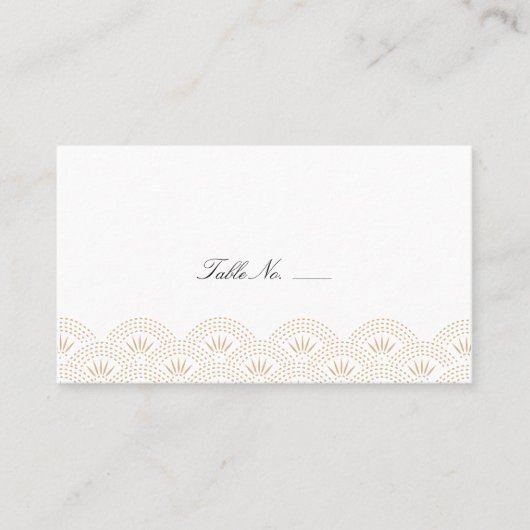 Deco Seigaiha Gast Escort Kaarten Plaatskaartje (Voorkant)