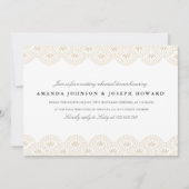 Deco Seigaiha Rehearsal Dinner Invite Kaart (Voorkant)