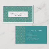 Deco Seigaiha Visitekaartjes (Voorkant / Achterkant)