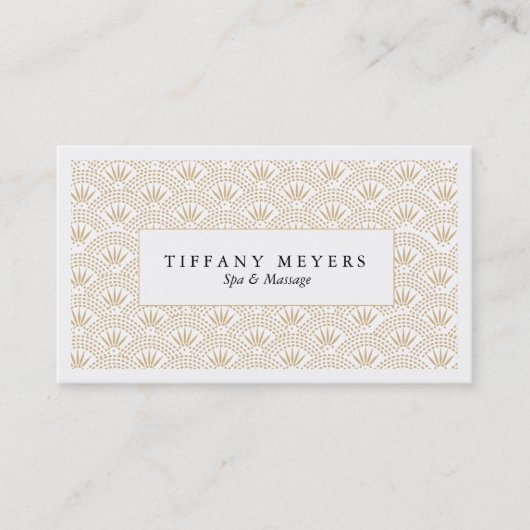 Deco Seigaiha Visitekaartjes (Voorkant)