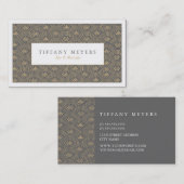 Deco Seigaiha Visitekaartjes (Voorkant / Achterkant)