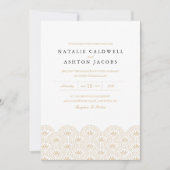 Deco Seigaiha Wedding Uitnodiging (Voorkant)