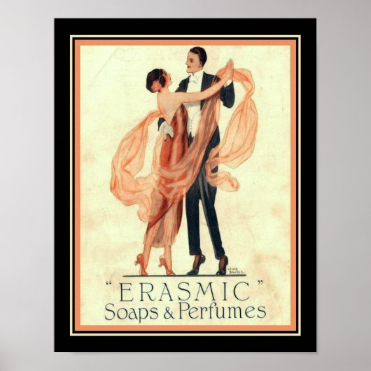 Deco Soap & Perfume Ad 1920 in het Verenigd Konink Poster (Voorkant)