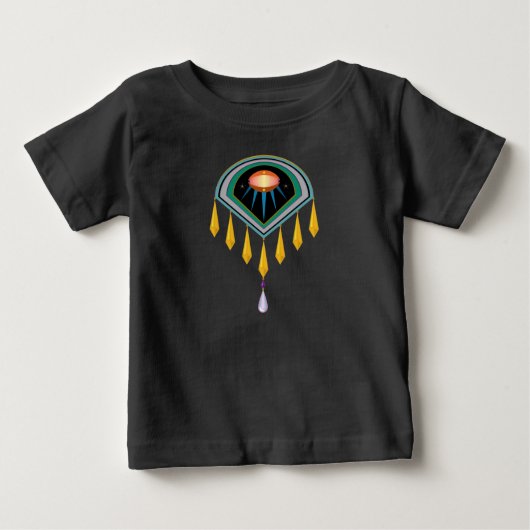 Deco Space Egg Baby T-Shirt (Voorkant)