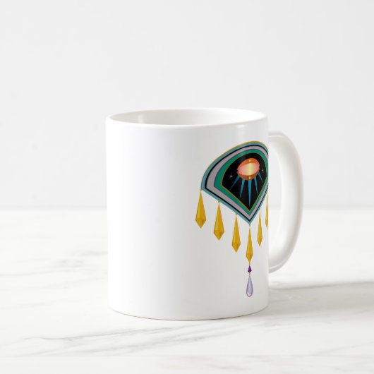 Deco Space Egg Classic Mok 11oz. (Voorkant rechts)