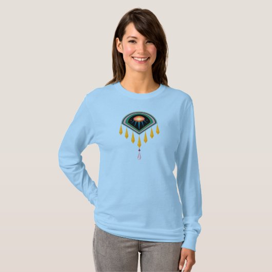 Deco Space Egg Long-hoes Shirt (Voorkant volledig)