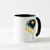 Deco Space Egg Mok 11oz. (Voorkant rechts)