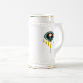 Deco Space Egg Stein Bierpul (Voorkant rechts)