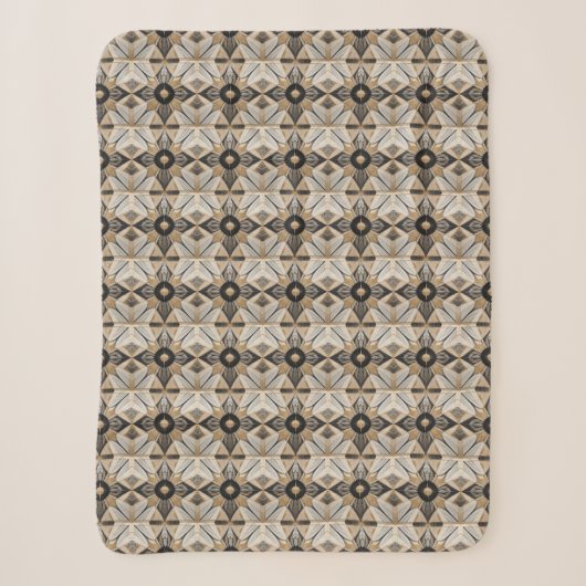 Deco Star Elegance Sherpa Deken (Voorkant)