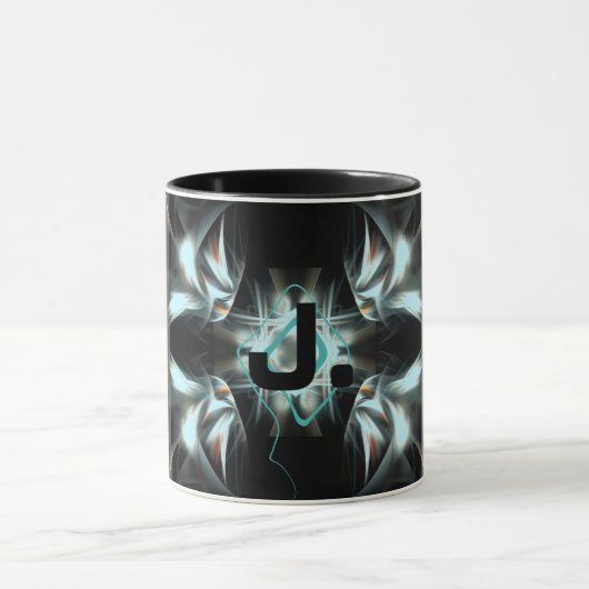 Deco Star met monogram Mok (Midden)