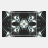 Deco Star Rechthoekige Sticker (Voorkant)