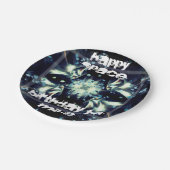 Deco Star Space en Jouw tekst Papieren Bordje (Gekanteld)