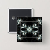 Deco Star Vierkante Button 5,1 Cm (Voorkant /achterkant)