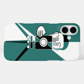 Deco stijl fotograaf en camera Case-Mate iPhone case (Achterkant (horizontaal))