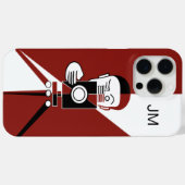 Deco stijl fotograaf en camera Case-Mate iPhone case (Achterkant (horizontaal))