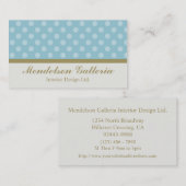 Deco Stippen Blue Design Company Visitekaartje (Voorkant / Achterkant)