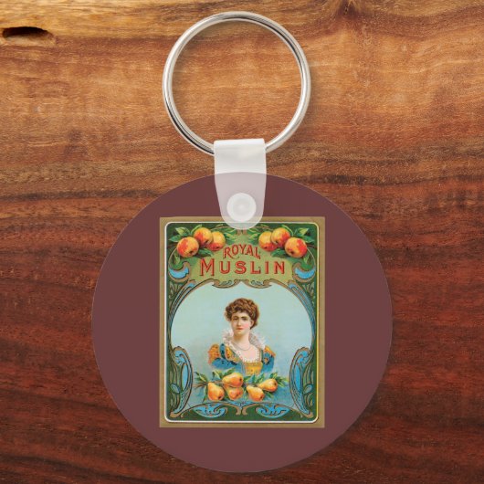 Deco Stoffenlabel Art Royal Muslin Sleutelhanger (Voorkant)