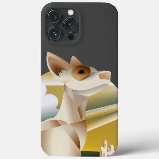 Deco Style Podenco Dog Case-Mate iPhone Case (Achterkant)