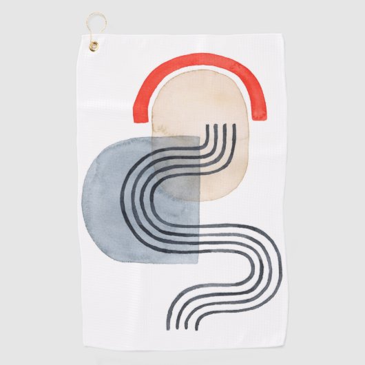 Deco Sunrise IV Golfhanddoek (Voorkant)