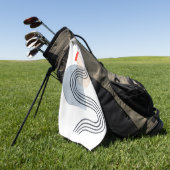 Deco Sunrise IV Golfhanddoek (Groen)