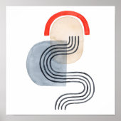 Deco Sunrise IV Poster (Voorkant)