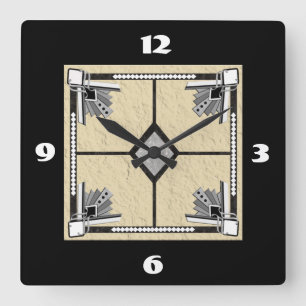 deco-tegel vierkante klok