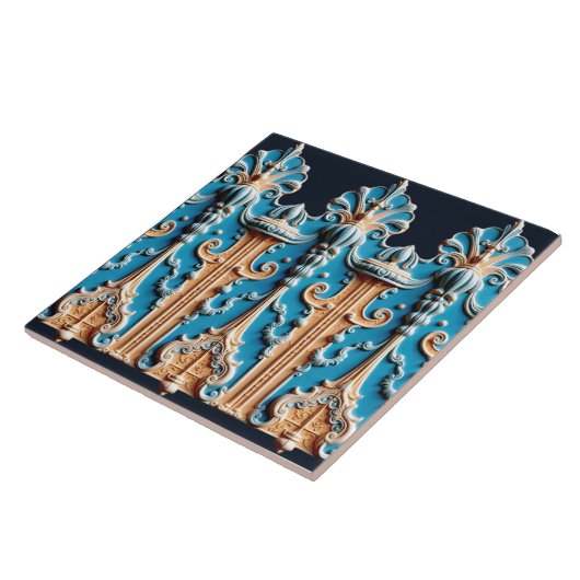 Deco Terra Cotta Tegeltje (Zijkant)