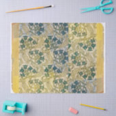  deco Torn Paper Floral Tissuepapier (Craft)