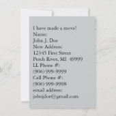  Deco-trein verplaatst nieuwe adresaankondiging Aankondiging (Achterkant)