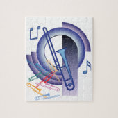 Deco Trombone Legpuzzel (Verticaal)