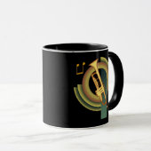 Deco Trumpet Mok (Voorkant rechts)