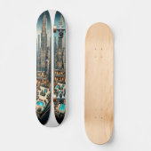"Deco Urban Heights Deck" Persoonlijk Skateboard (Voorkant)