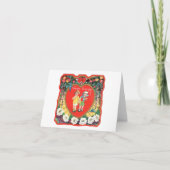 Deco Valentijn Couple Kaart (Voorkant)