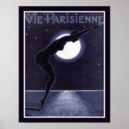 Deco Vie Parisienne uit 1920 Poster