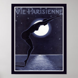 Deco Vie Parisienne uit 1920 Poster