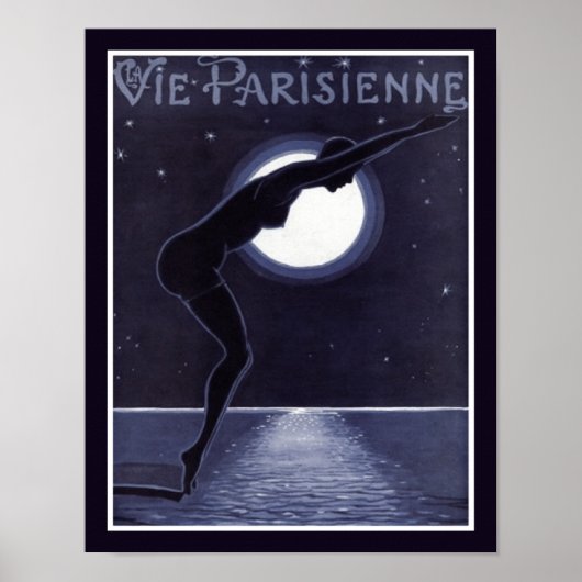 Deco Vie Parisienne uit 1920 Poster (Voorkant)