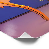 Deco Vleermuis Dames Lantaarn Perfect Poster (Hoek)