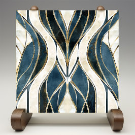 Deco Waves Glamour Keramische Tegel Tegeltje
