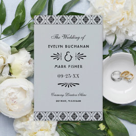  deco-weddenschappen tussen zilveren en zwarte kun