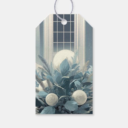 Deco Yuletide | Holiday-entrée Cadeaulabel (Voorkant)