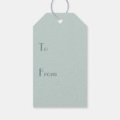 Deco Yuletide | Holiday-entrée Cadeaulabel (Achterkant)