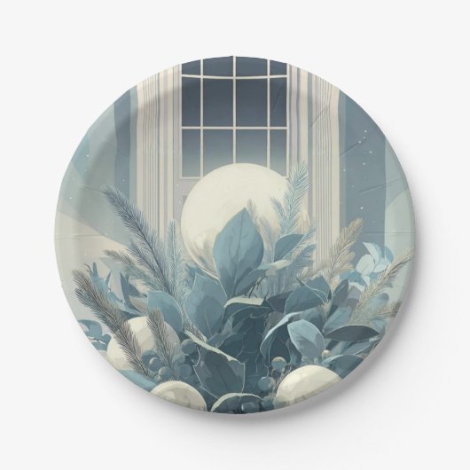 Deco Yuletide | Kerst Ingangs Papier Papieren Bordje (Voorkant)